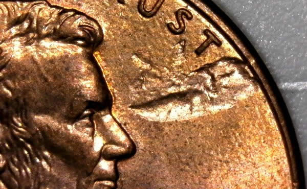 1997-P-Lincoln-Memorial-Cent-With-Huge-Struck-Through-Found-CRH!